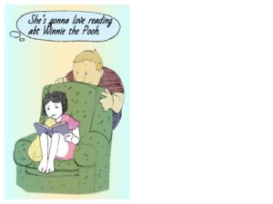 Mia and Winnie the Pooh